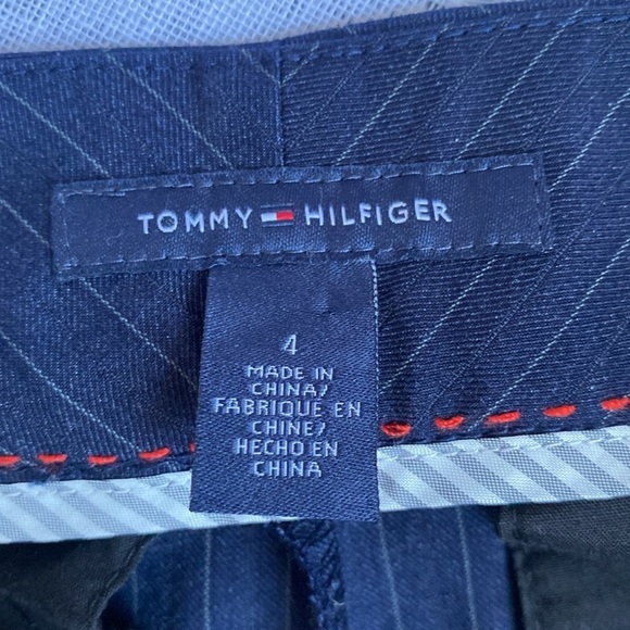 Tommy Hilfiger NWOT cuffed pinstripe trousers. - Picture 5 of 9